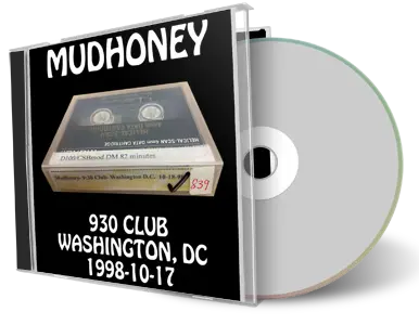 Artwork Cover of Mudhoney 1998-10-17 CD Washington Audience