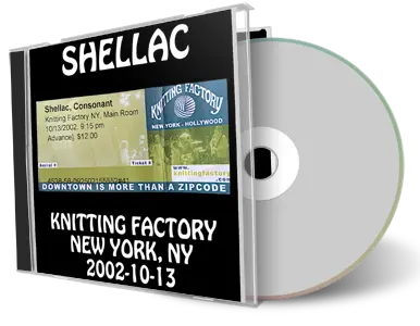 Artwork Cover of Shellac 2002-10-13 CD New York City Audience