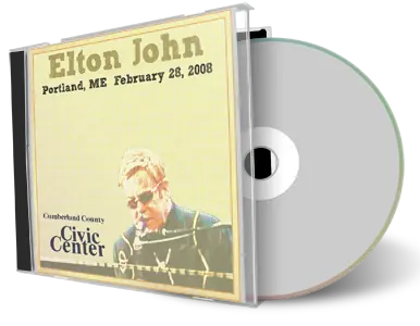 Artwork Cover of Elton John 2008-02-28 CD Portland Audience