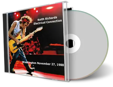 Artwork Cover of Keith Richards And The X-Pensive Winos 1988-11-27 CD Washington Dc Audience