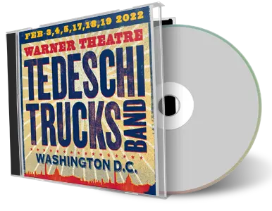 Artwork Cover of Tedeschi Trucks Band 2022-02-04 CD Washington Dc Audience
