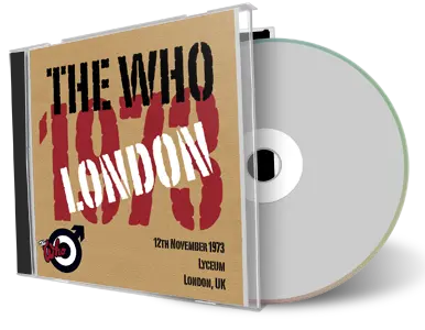 Artwork Cover of The Who 1973-11-12 CD London Audience