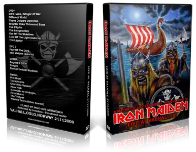 Artwork Cover of Iron Maiden 2006-11-21 DVD Oslo Audience