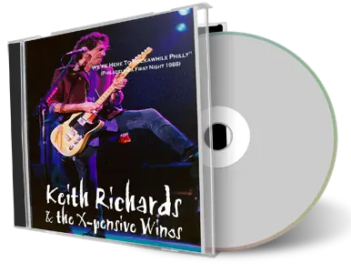 Artwork Cover of Keith Richards And The X-Pensive Winos 1988-12-01 CD Philadelphia Audience