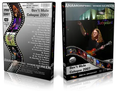 Artwork Cover of Mule 2007-06-10 DVD Cologne Proshot