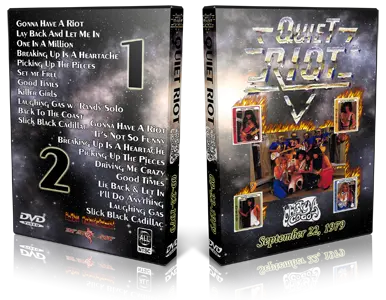 Artwork Cover of Quiet Riot 1979-09-22 DVD Los Angeles Proshot