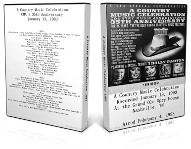 Artwork Cover of Various Artists Compilation DVD Country Music Celebration 1993 Proshot