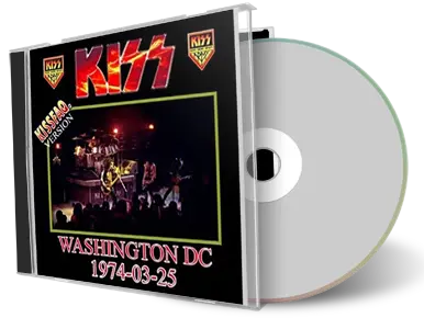 Artwork Cover of Kiss 1974-03-25 CD Washington Audience