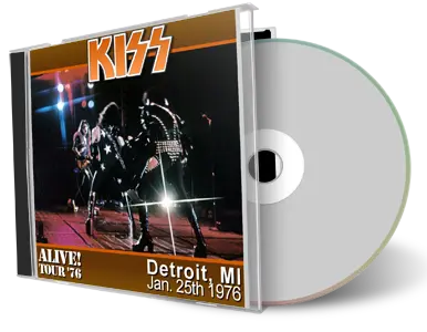 Artwork Cover of Kiss Compilation CD Detroit 1976 Soundboard