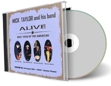 Artwork Cover of Mick Taylor 2001-08-06 CD Chico Audience