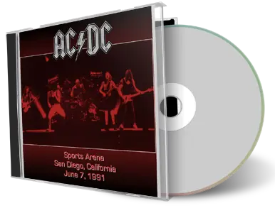 Artwork Cover of ACDC 1991-06-07 CD San Diego Audience