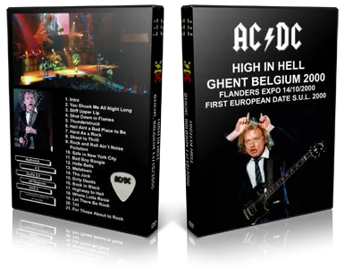 Artwork Cover of ACDC 2000-10-14 DVD Ghent Audience