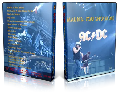 Artwork Cover of ACDC 2009-04-02 DVD Madrid Audience