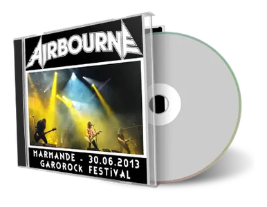 Artwork Cover of Airbourne 2013-06-30 CD Garorock Festival Audience