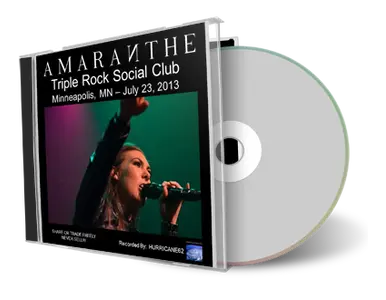 Artwork Cover of Amaranthe 2013-07-23 CD Minneapolis Audience
