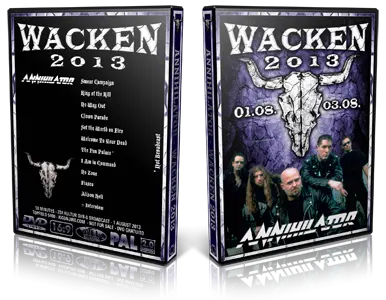 Artwork Cover of Annihilator 2013-08-01 DVD Wacken Proshot