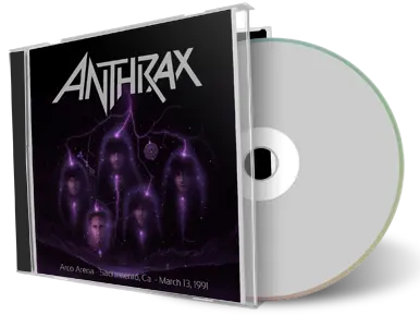 Artwork Cover of Anthrax 1991-03-13 CD Sacramento Audience