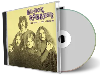Artwork Cover of Black Sabbath 1969-11-16 CD Dumfries Audience