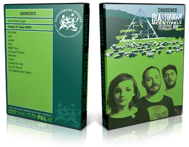 Artwork Cover of Chvrches 2014-06-27 DVD Glastonbury Festival Proshot