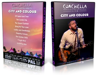 Artwork Cover of City and Colour 2014-04-12 DVD Coachella Festival Proshot