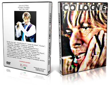Artwork Cover of David Bowie 2002-07-12 DVD Cologne Audience