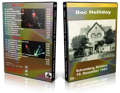 Artwork Cover of Doc Holliday 1993-12-19 DVD Schramberg Audience
