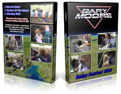Artwork Cover of Gary Moore 1986-08-10 DVD Belga Festival Proshot