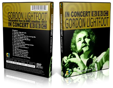 Artwork Cover of Gordon Lightfoot Compilation DVD BBC 1972 Proshot