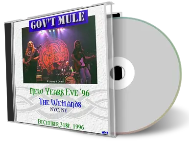 Artwork Cover of Govt Mule 1996-12-31 CD New York City Audience