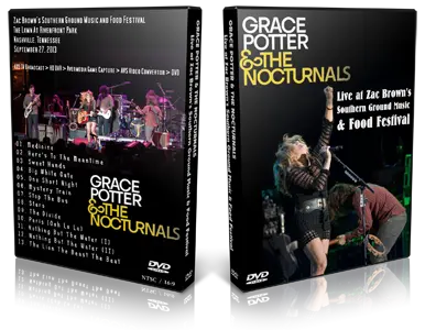 Artwork Cover of Grace Potter 2013-09-27 DVD Nashville Proshot