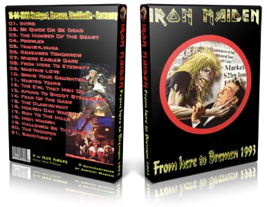 Artwork Cover of Iron Maiden 1993-04-16 DVD Bremen Audience