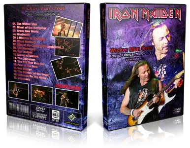 Artwork Cover of Iron Maiden 2000-06-14 DVD Paris Audience