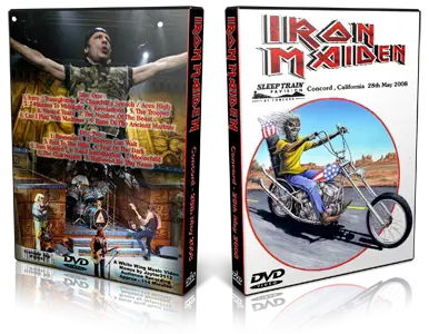 Artwork Cover of Iron Maiden 2008-05-28 DVD Concord Audience