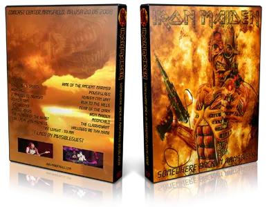 Artwork Cover of Iron Maiden 2008-06-20 DVD Mansfield Audience