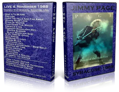 Artwork Cover of Jimmy Page 1988-11-11 DVD Syracuse Audience