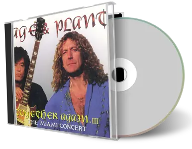 Artwork Cover of Jimmy Page and Robert Plant 1995-02-06 CD Miami Audience