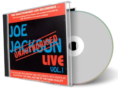 Artwork Cover of Joe Jackson 1979-09-29 CD New York City Soundboard
