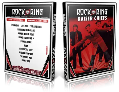 Artwork Cover of Kaiser Chiefs 2014-06-07 DVD Rock am Ring 2014 Proshot
