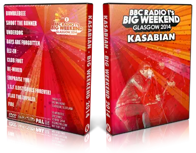 Artwork Cover of Kasabian 2014-05-25 DVD Glasgow Proshot