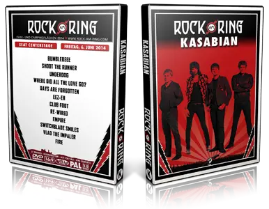 Artwork Cover of Kasabian 2014-06-06 DVD Rock am Ring 2014 Proshot