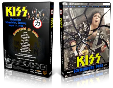 Artwork Cover of KISS 1988-08-27 DVD Schewinfurt  Proshot