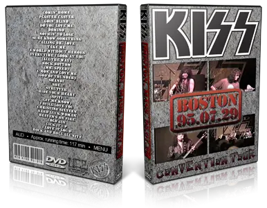 Artwork Cover of KISS 1995-07-29 DVD Boston Proshot