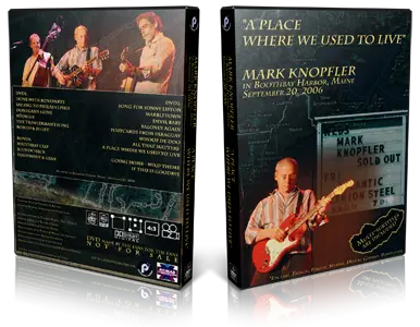 Artwork Cover of Mark Knopfler 2006-09-20 DVD Boothbay Harbor Audience