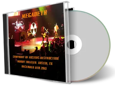 Artwork Cover of Megadeth 2013-12-11 CD Austin Audience