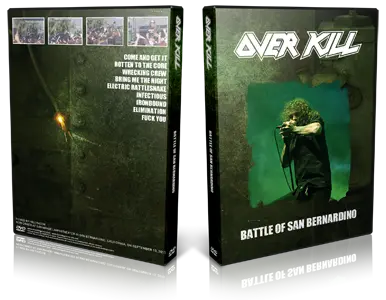 Artwork Cover of Overkill 2013-09-13 DVD San Bernardino Audience