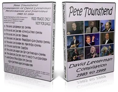 Artwork Cover of Pete Townshend Compilation DVD 1985-1999 Proshot