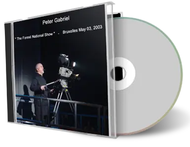 Artwork Cover of Peter Gabriel 2003-05-03 CD Bruxelles Audience