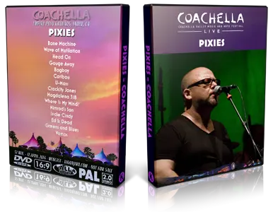 Artwork Cover of Pixies 2014-04-12 DVD Coachella Festival Proshot