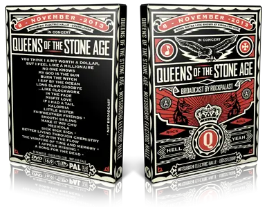 Artwork Cover of Queens Of The Stone Age 2013-11-08 DVD Dysseldorf Proshot