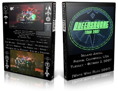 Artwork Cover of Queensryche 2007-10-02 DVD Fresno Audience